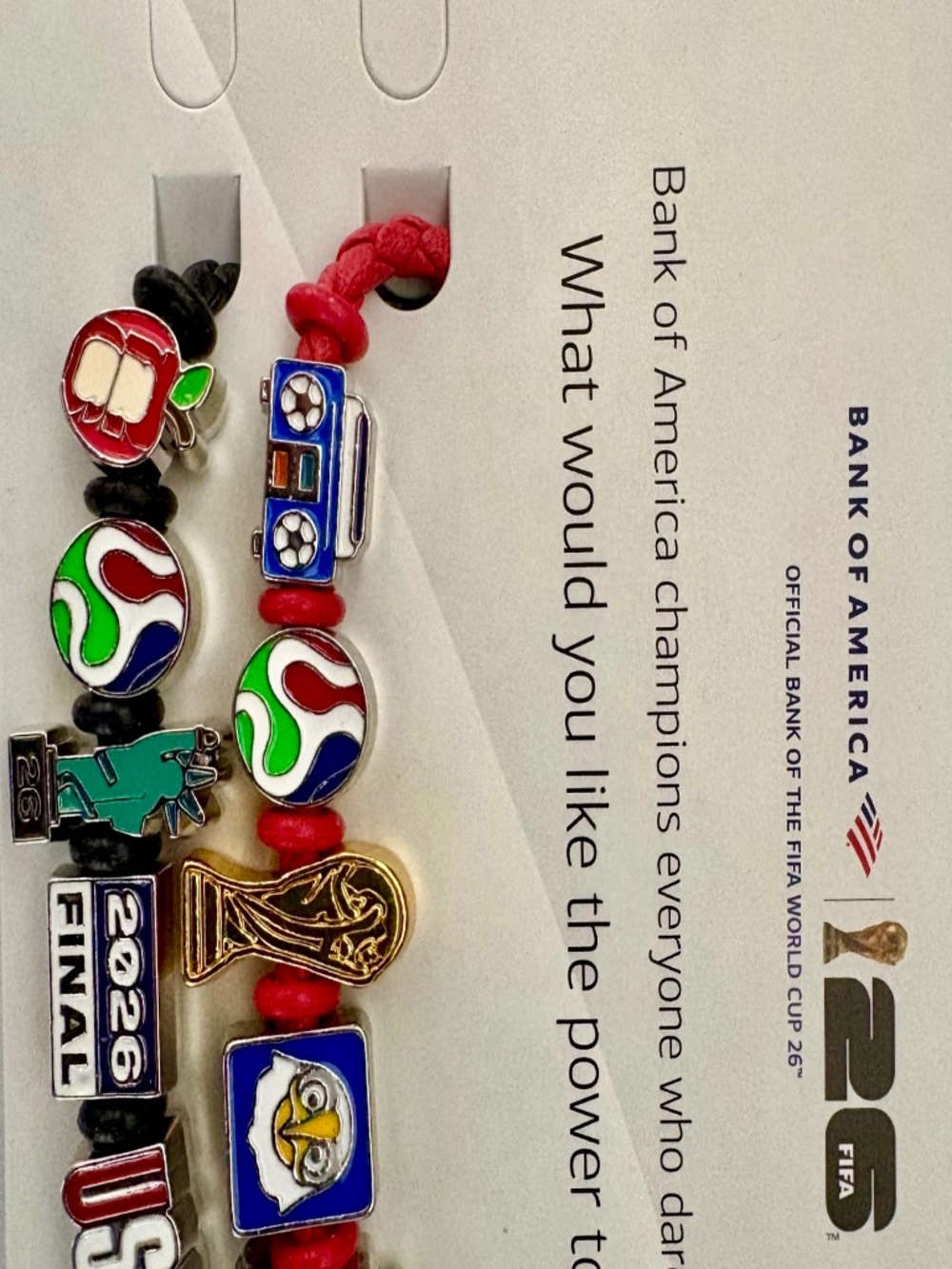 FIFA World Cup 2026 Bracelet Combos with USA, World Cup & NYC Collectible Charms